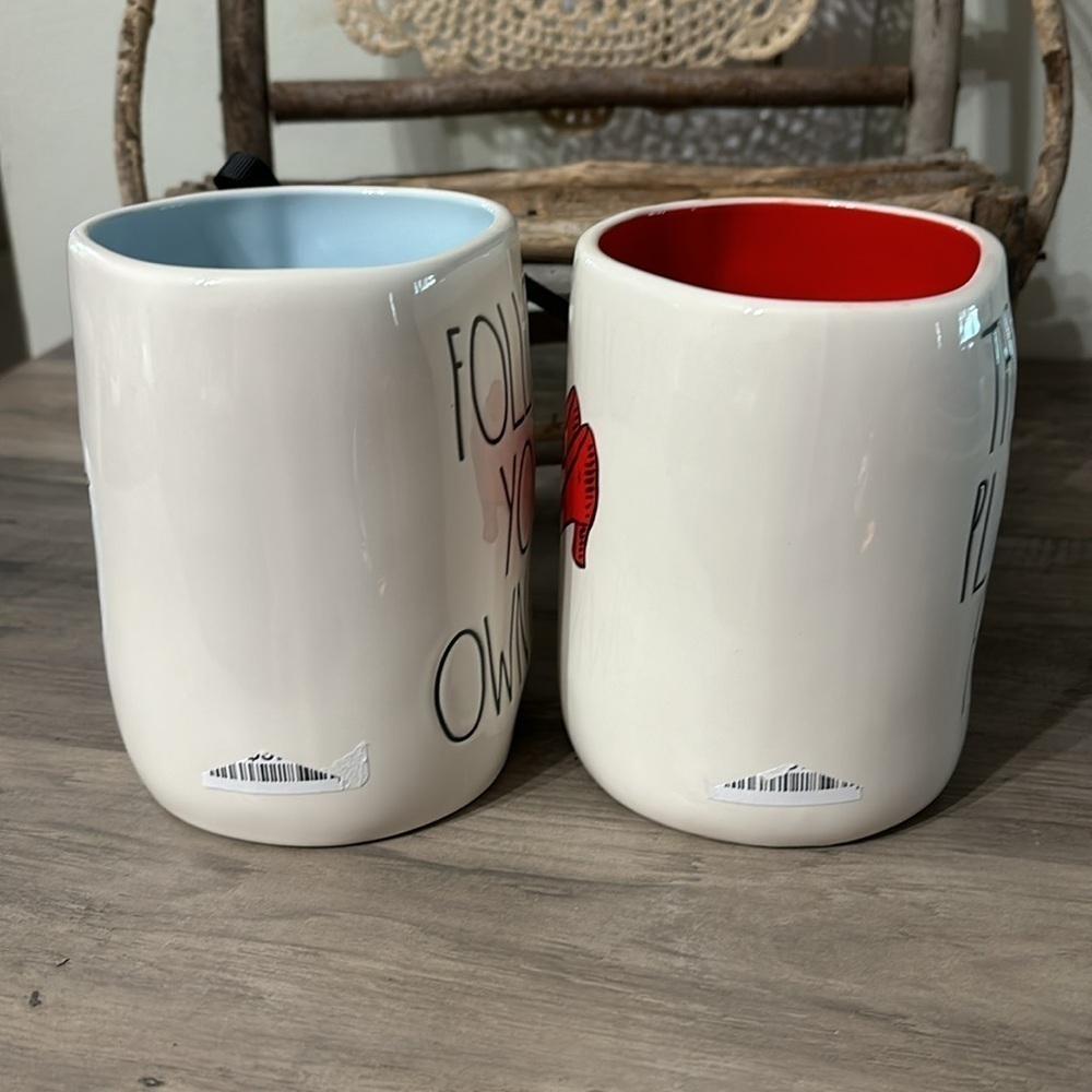 NWT RAE DUNN WIZARD OF OZ FOLLOW YOUR PATH AND THERE'S NO PLACE LIKE HOME MUGS - Picture 5 of 9